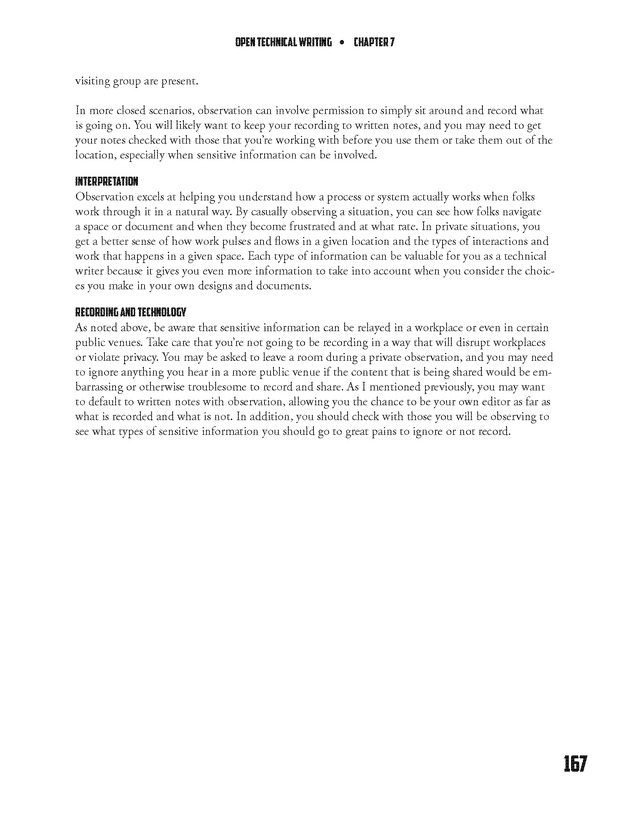 Open Technical Writing - New Page